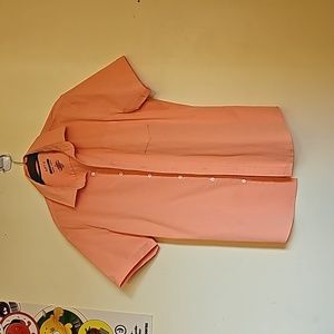 Coral Button Up T-Shirt Apt. 9